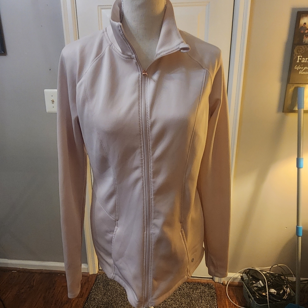 Light Pink Activewear zip up jacket in excellent condition